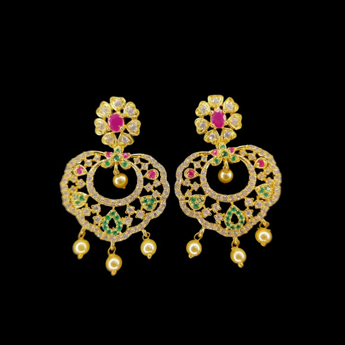 Indian Heavy Bridal Set (1 Carat Gold) #01